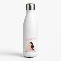 Crybaby White Water Bottle