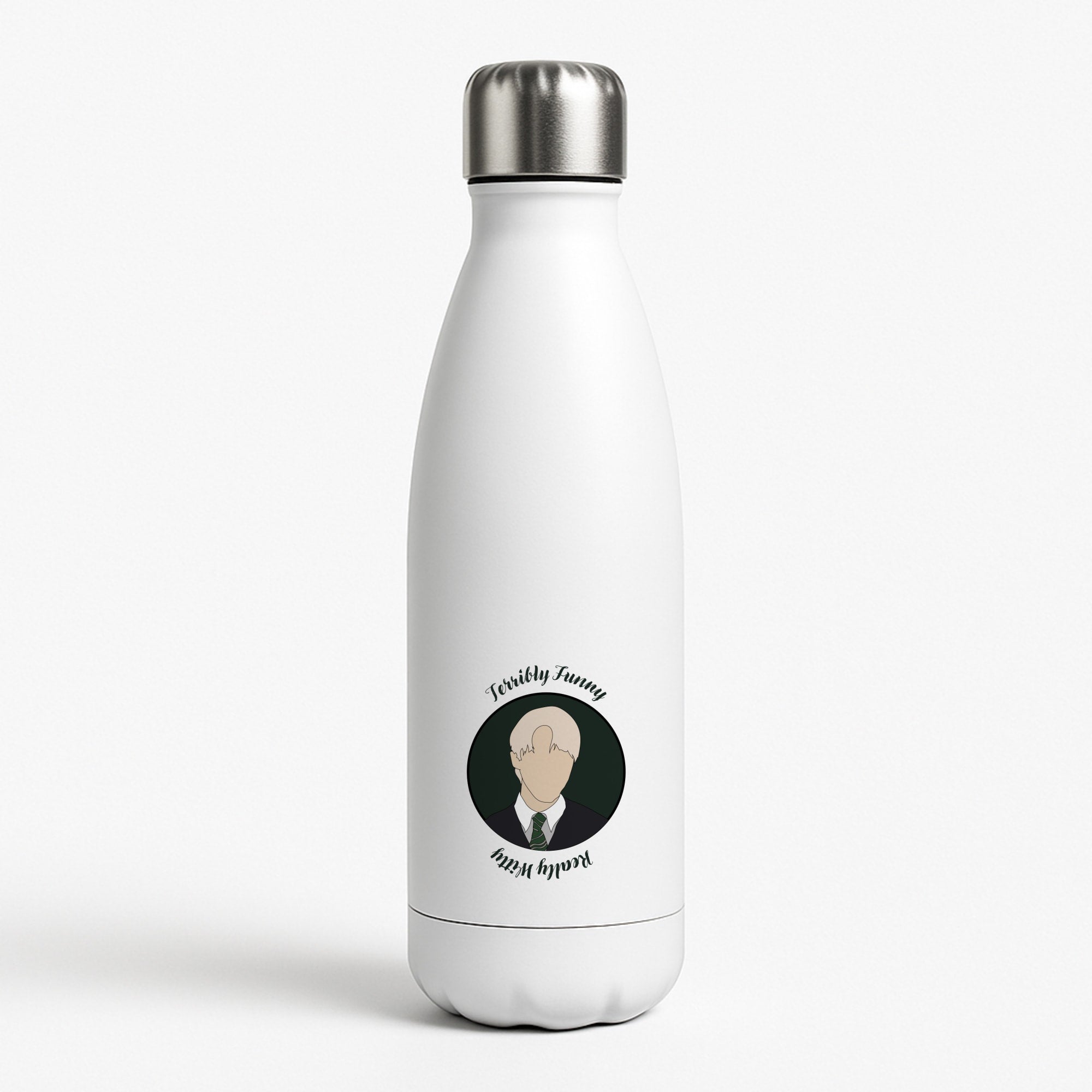 Terribly Funny, Really Witty Draco Malfoy Water Bottle