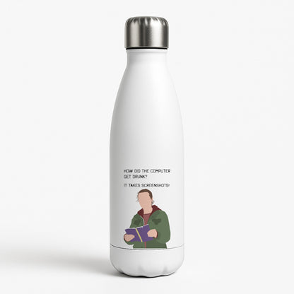 How Did The Computer Get Drunk? White Water Bottle