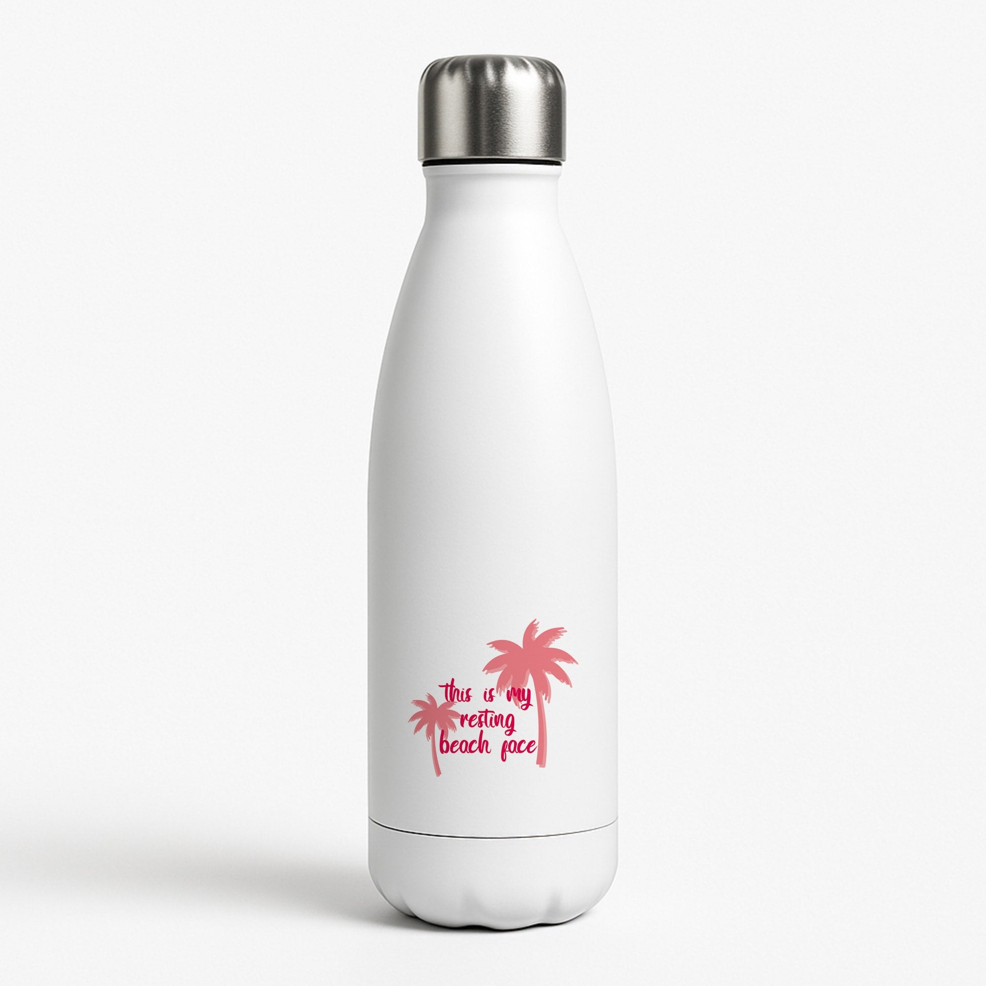 This Is My Resting Beach Face - Summer Quotes Water Bottle