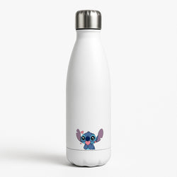 Cute Alien Blue White Water Bottle