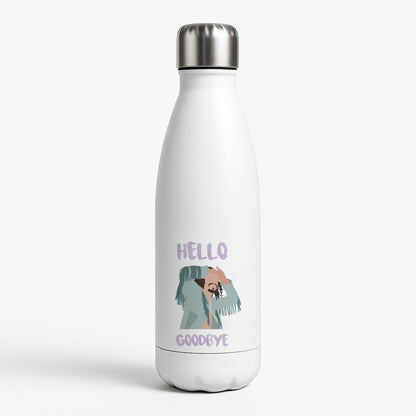 Hello Goodbye White Water Bottle