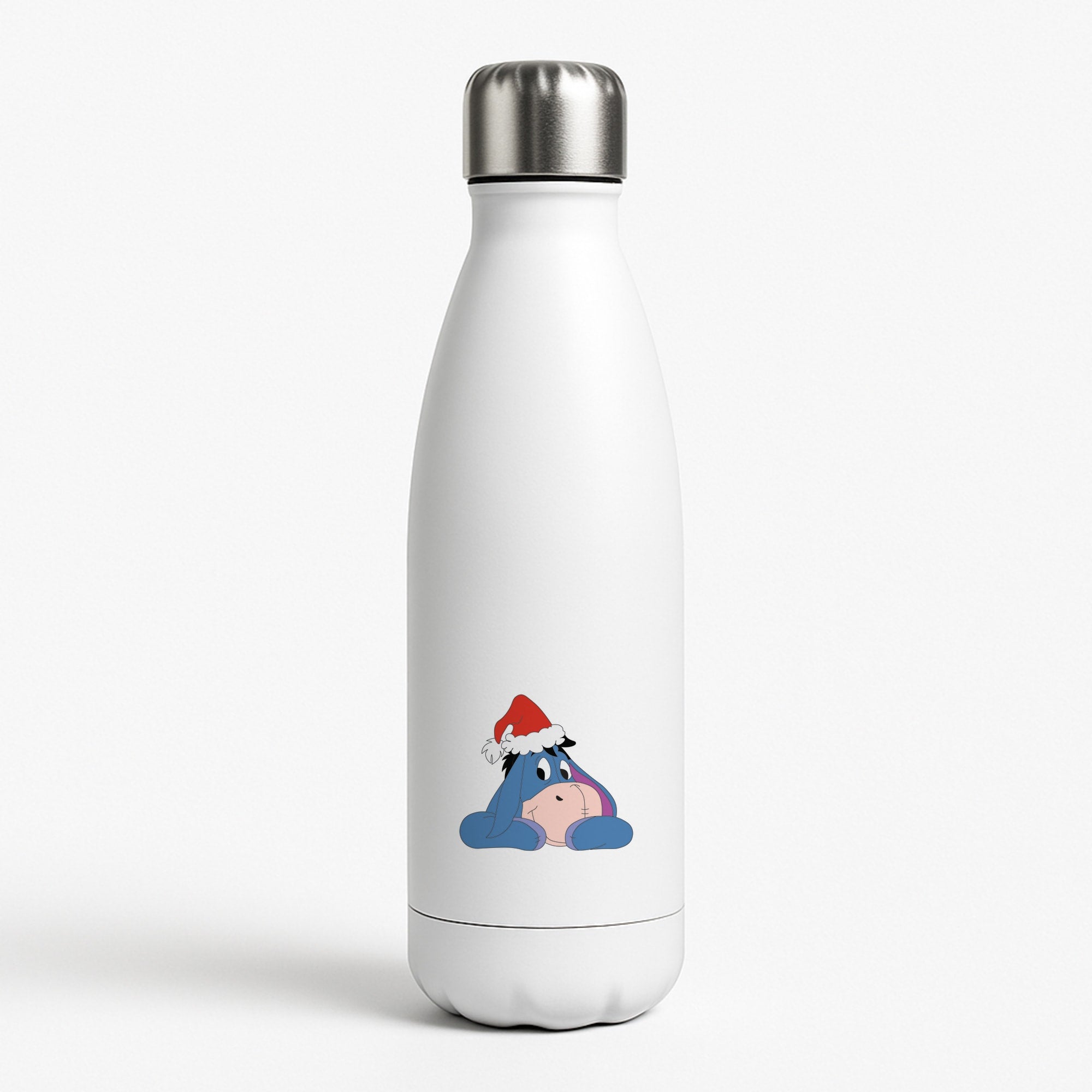 Donkey Pattern Christmas Water Bottle