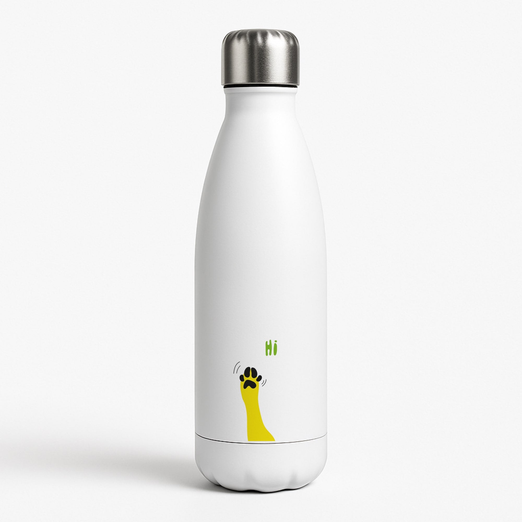 Hi - Dog Patterns White Water Bottle