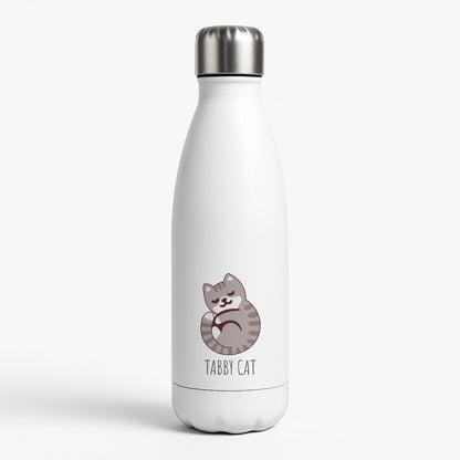 Tabby Cat - Cats White Water Bottle