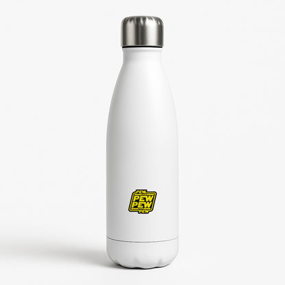 Pew Pew White Water Bottle