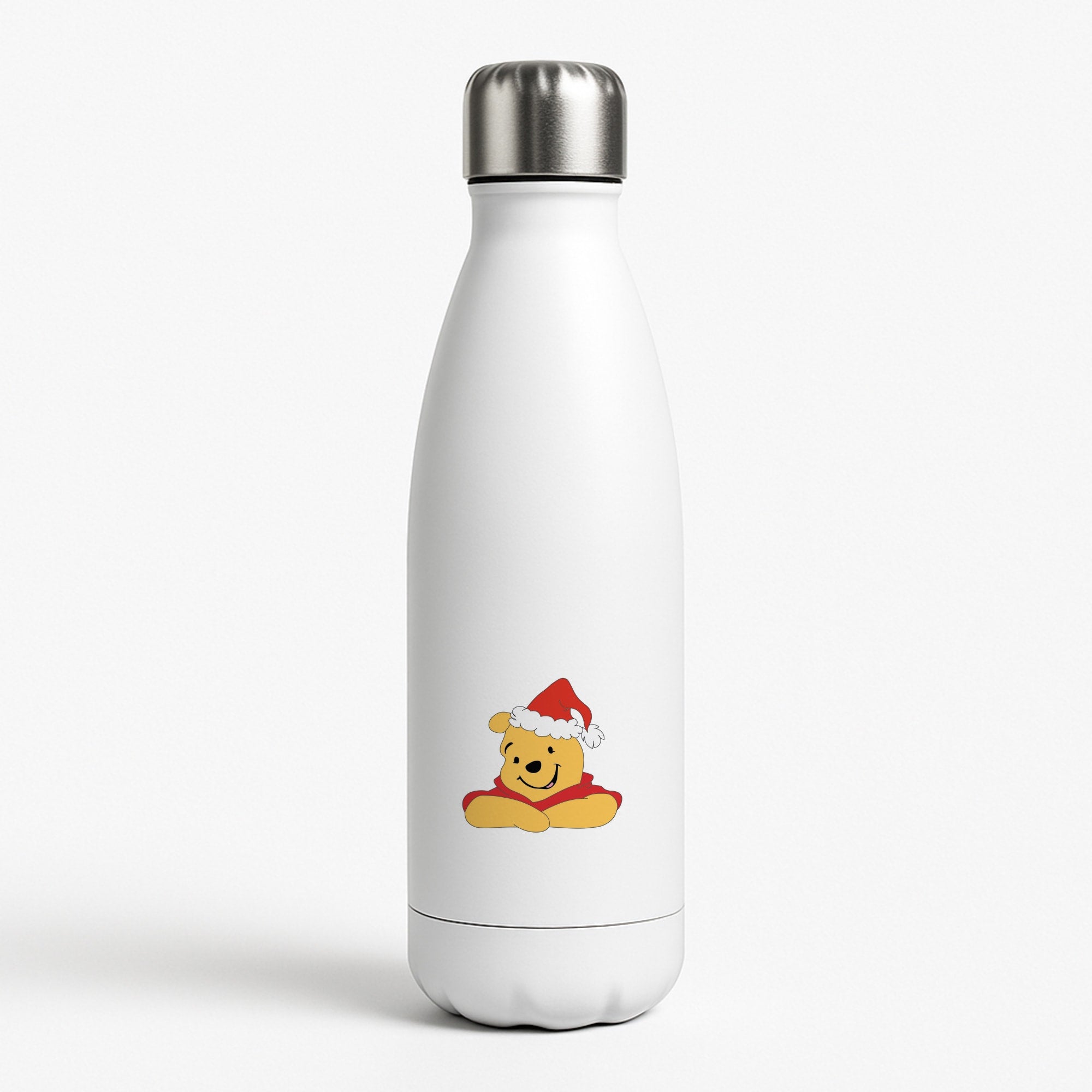 Winnie Pattern Christmas Water Bottle