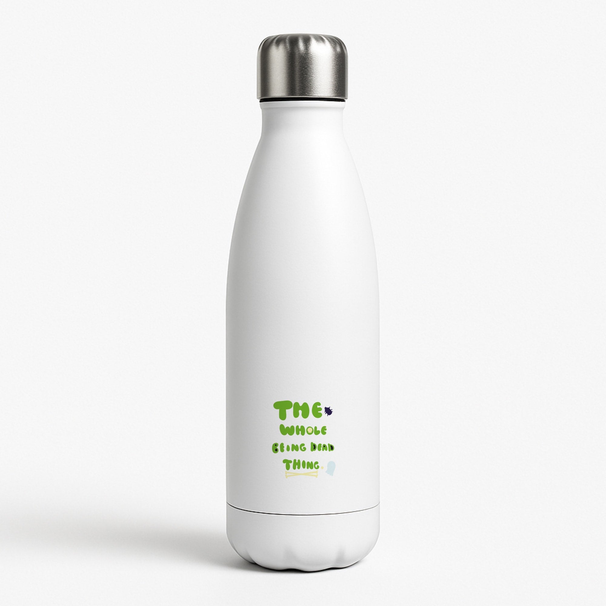 The Whole Being Dead Thing - Beetle Halloween Water Bottle