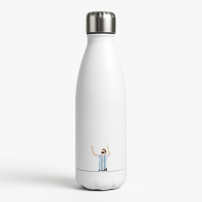 Argentina - Messi White Water Bottle