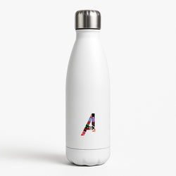 Avengers Logo - Marvel White Water Bottle