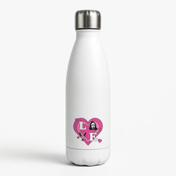Love Ghost White Water Bottle