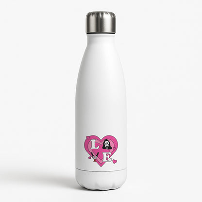 Love Ghost White Water Bottle