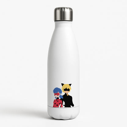 Red And Blue White Water Bottle