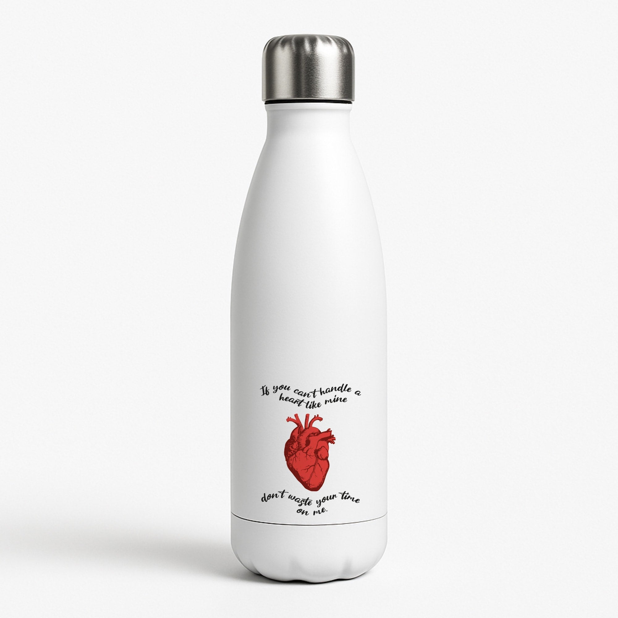 Don't Waste Your Time On Me Water Bottle