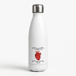 Don't Waste Your Time On Me White Water Bottle
