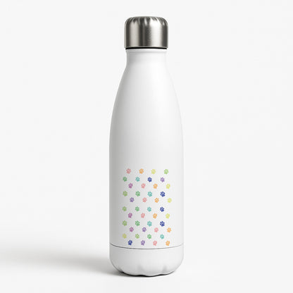 Coloured patterns - Dog Patterns White Water Bottle