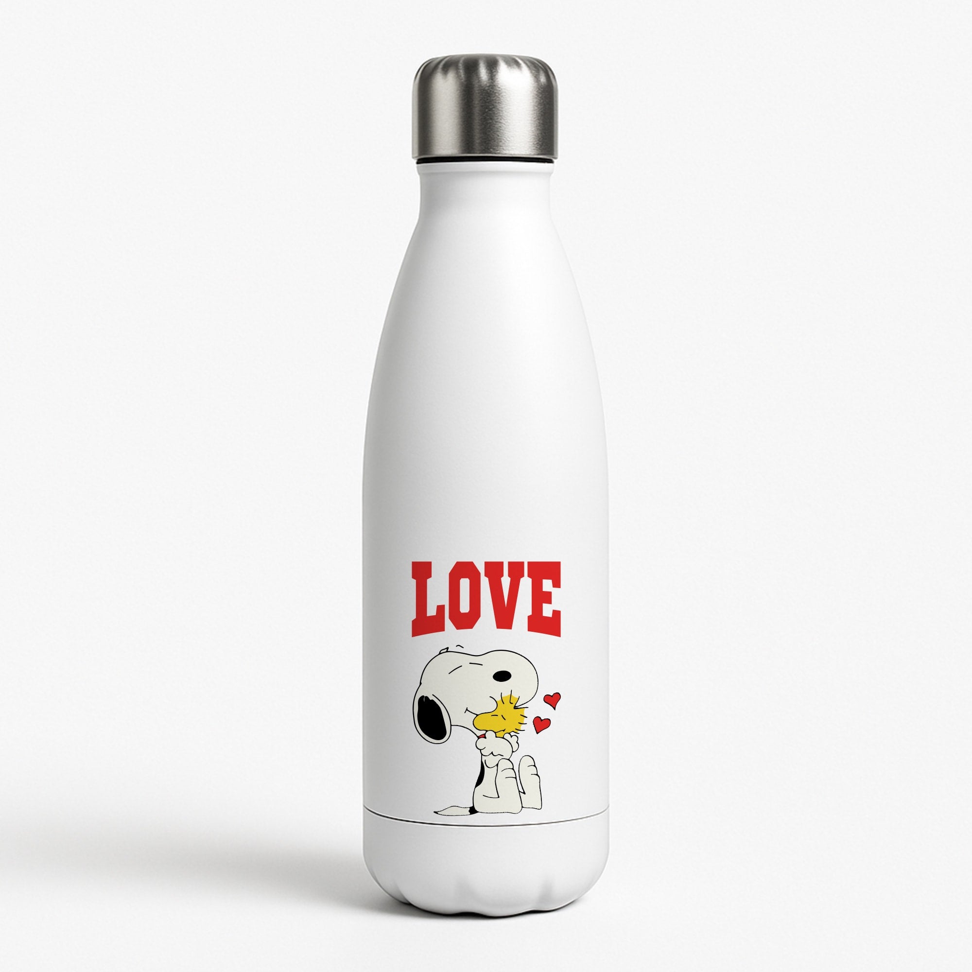 Love Cartoon Beagle  White Water Bottle