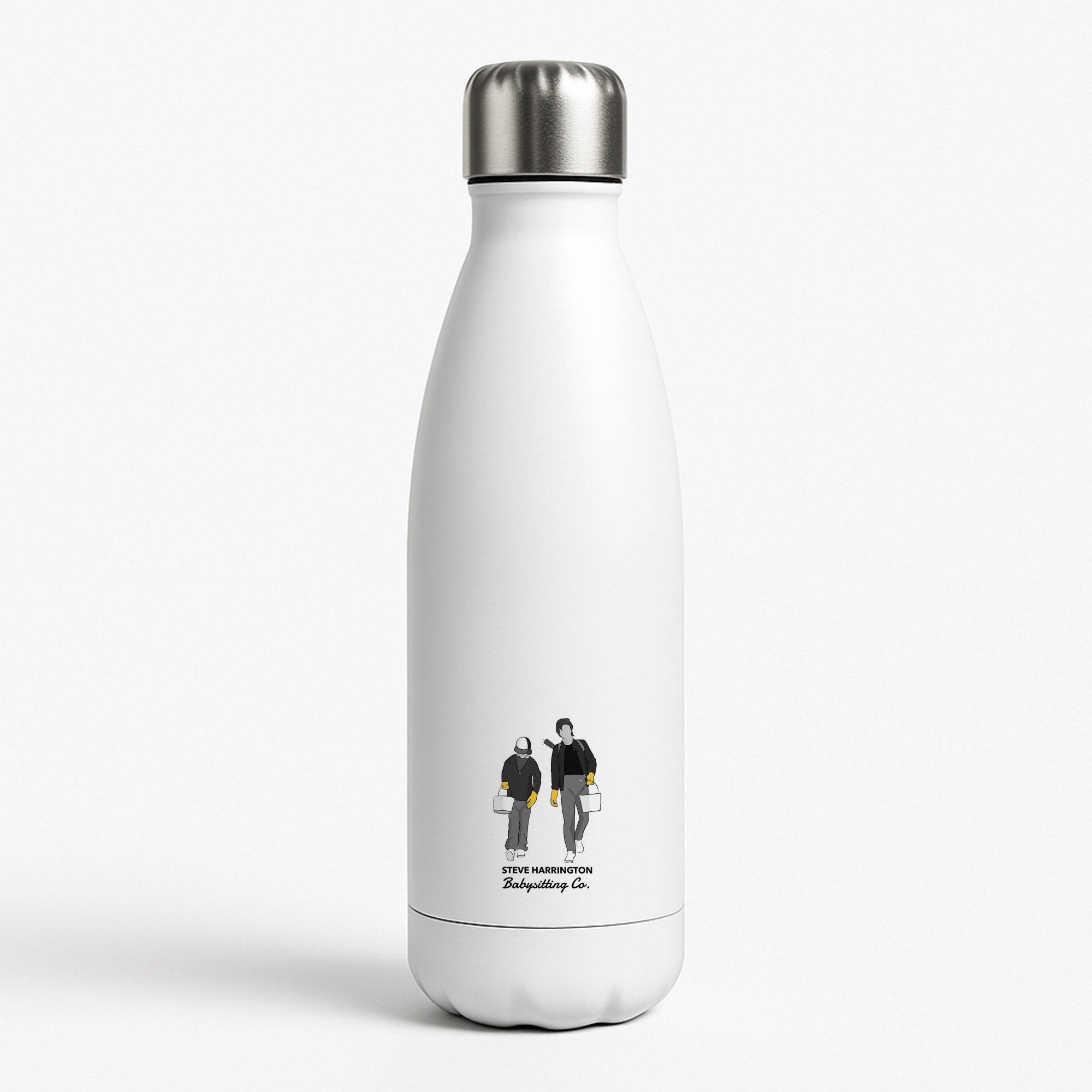Steve Harrington Babysitting Co White Water Bottle