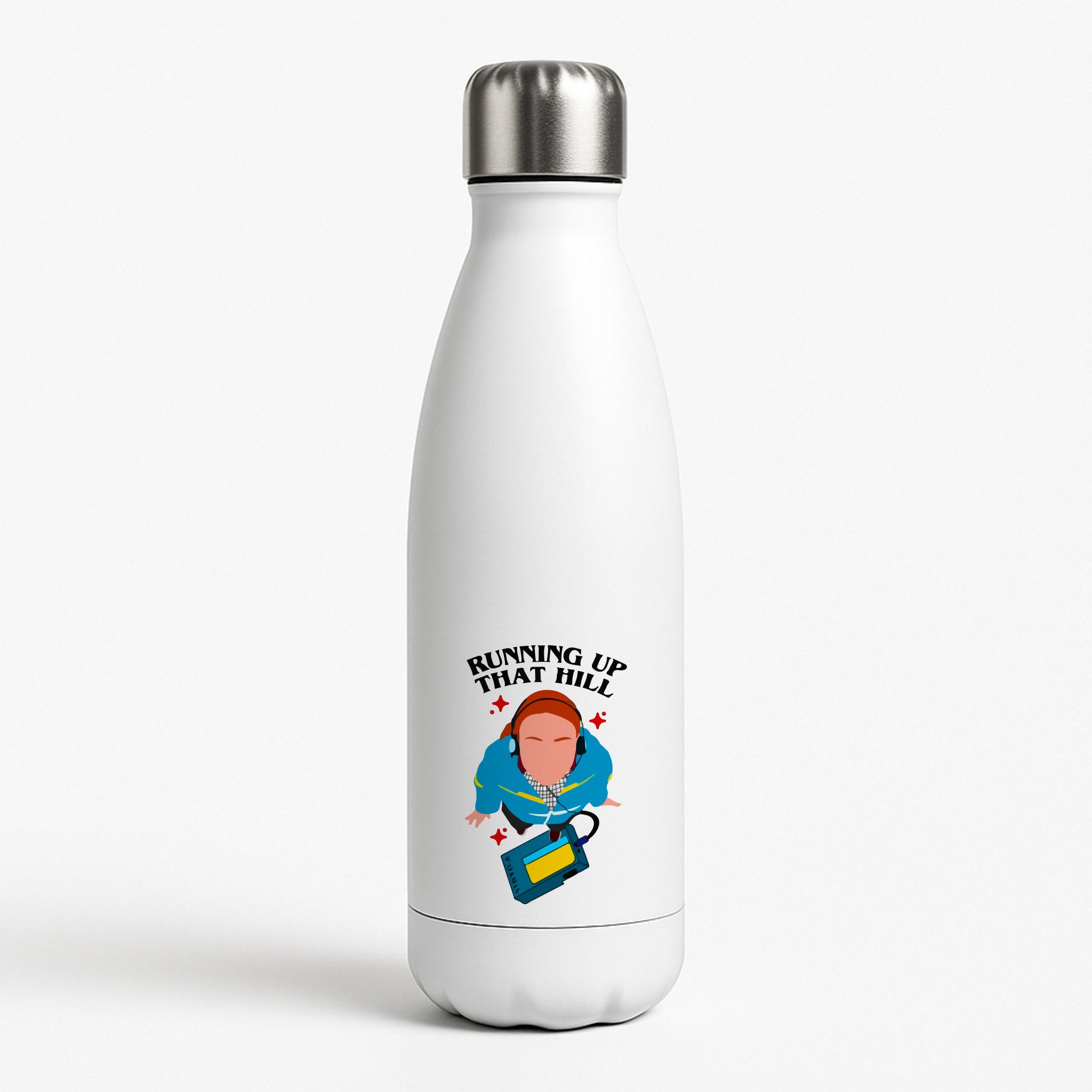 Running Up That Hill White Water Bottle