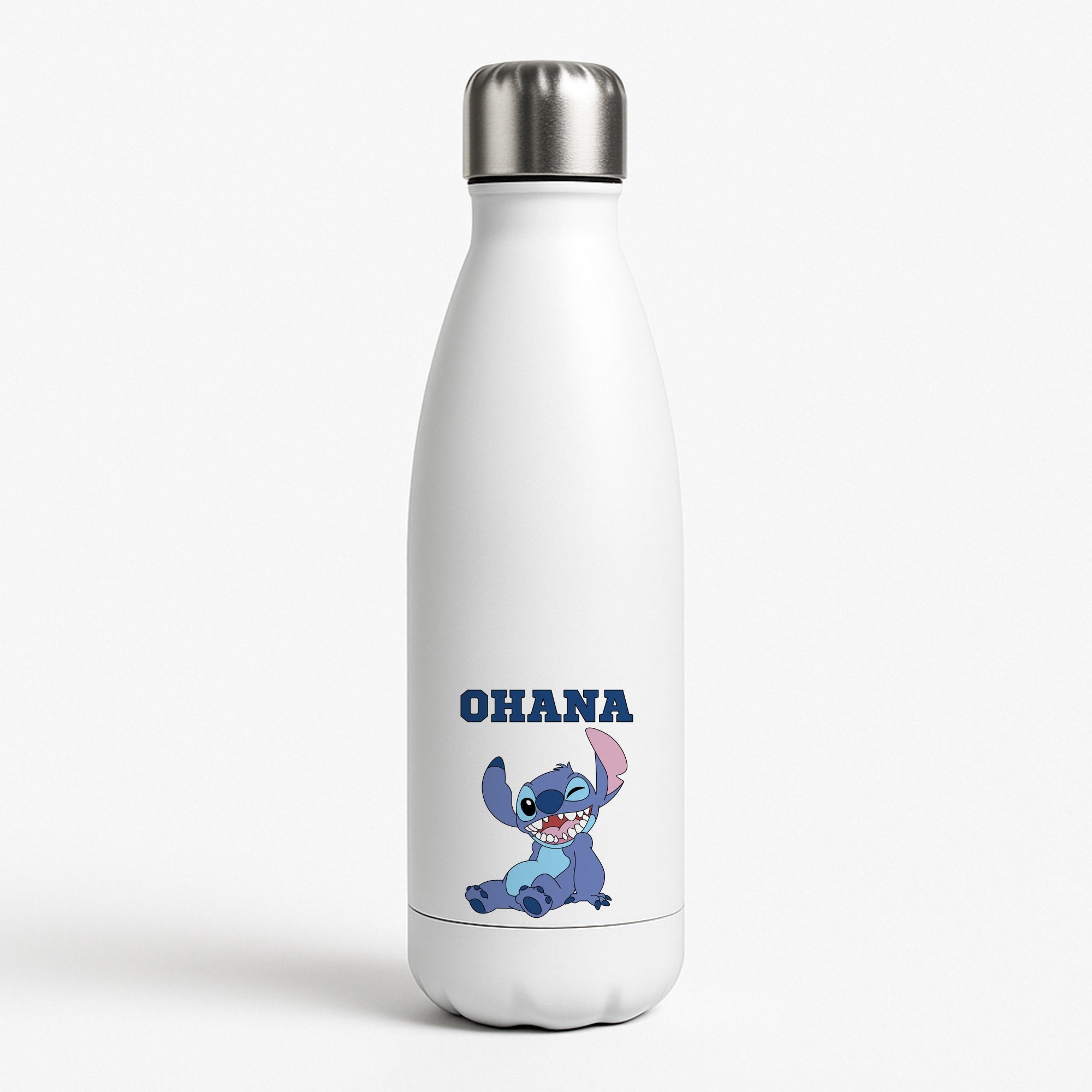 Blue Alien Ohana Water Bottle
