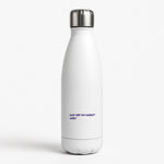 Who Run The World - Queen B White Water Bottle