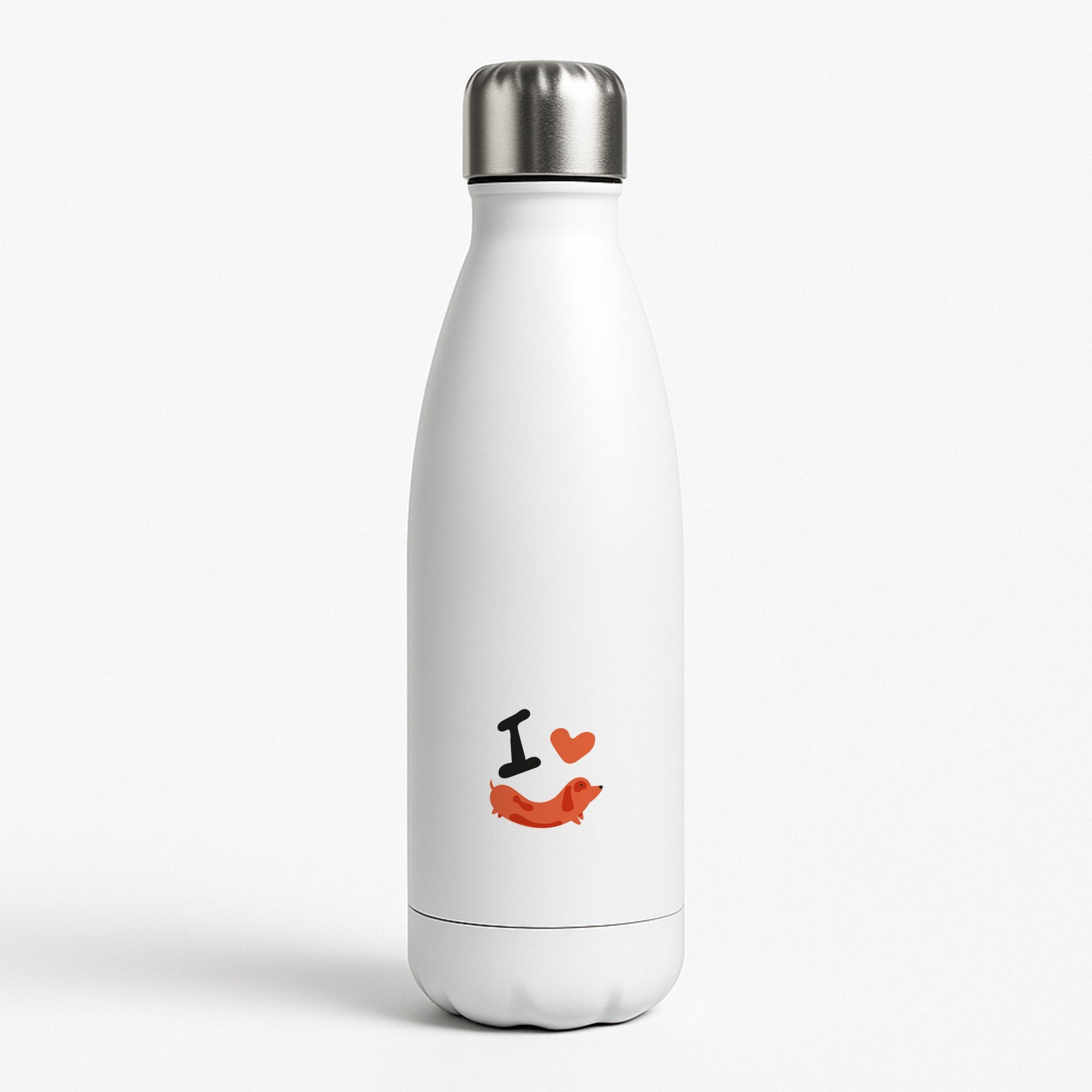 I love Dachshunds White Water Bottle