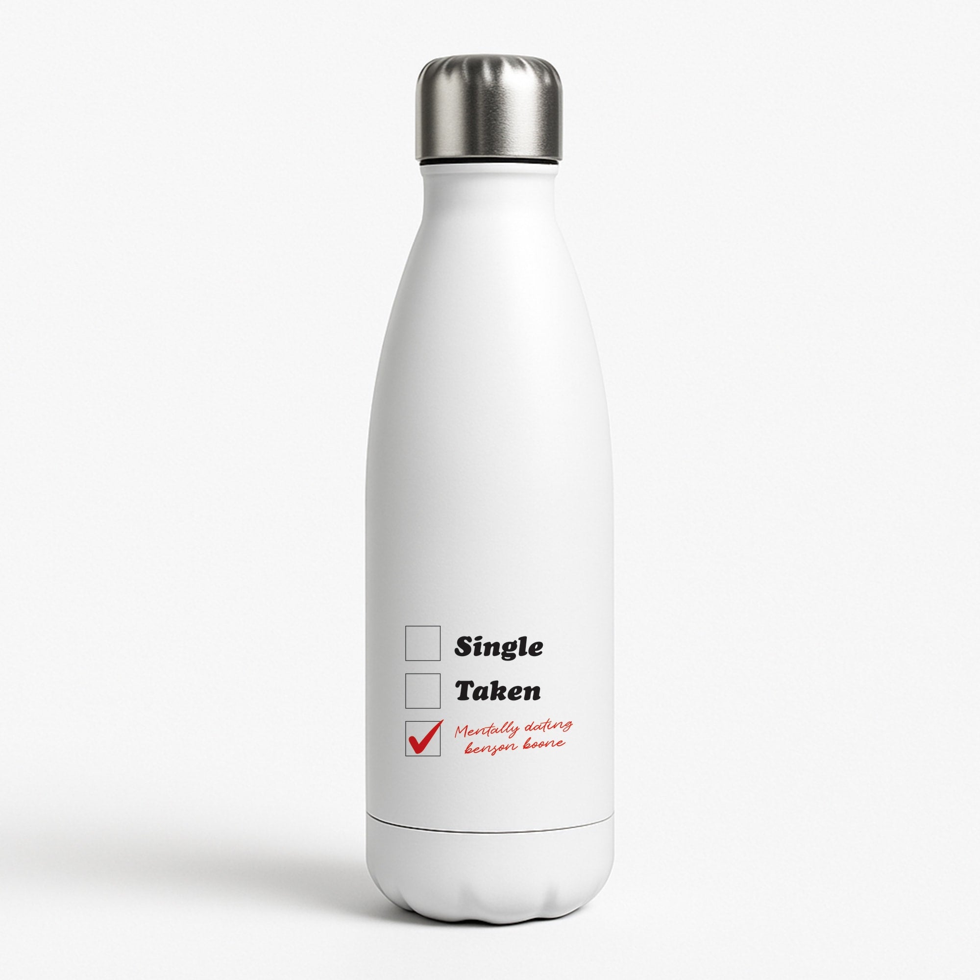 Mentally Dating Benson White Water Bottle
