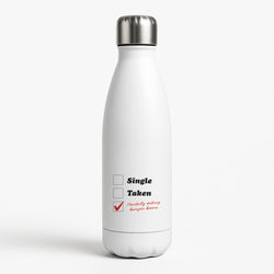Mentally Dating Benson White Water Bottle
