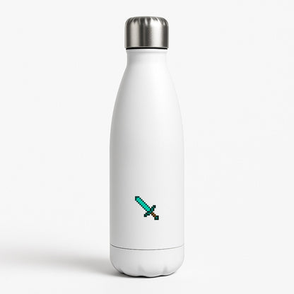 Diamond Sword - Mining White Water Bottle