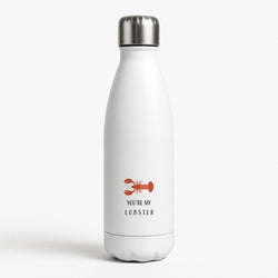 You're My Lobster White Water Bottle