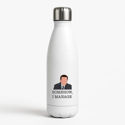 Somehow, I Manage White Water Bottle