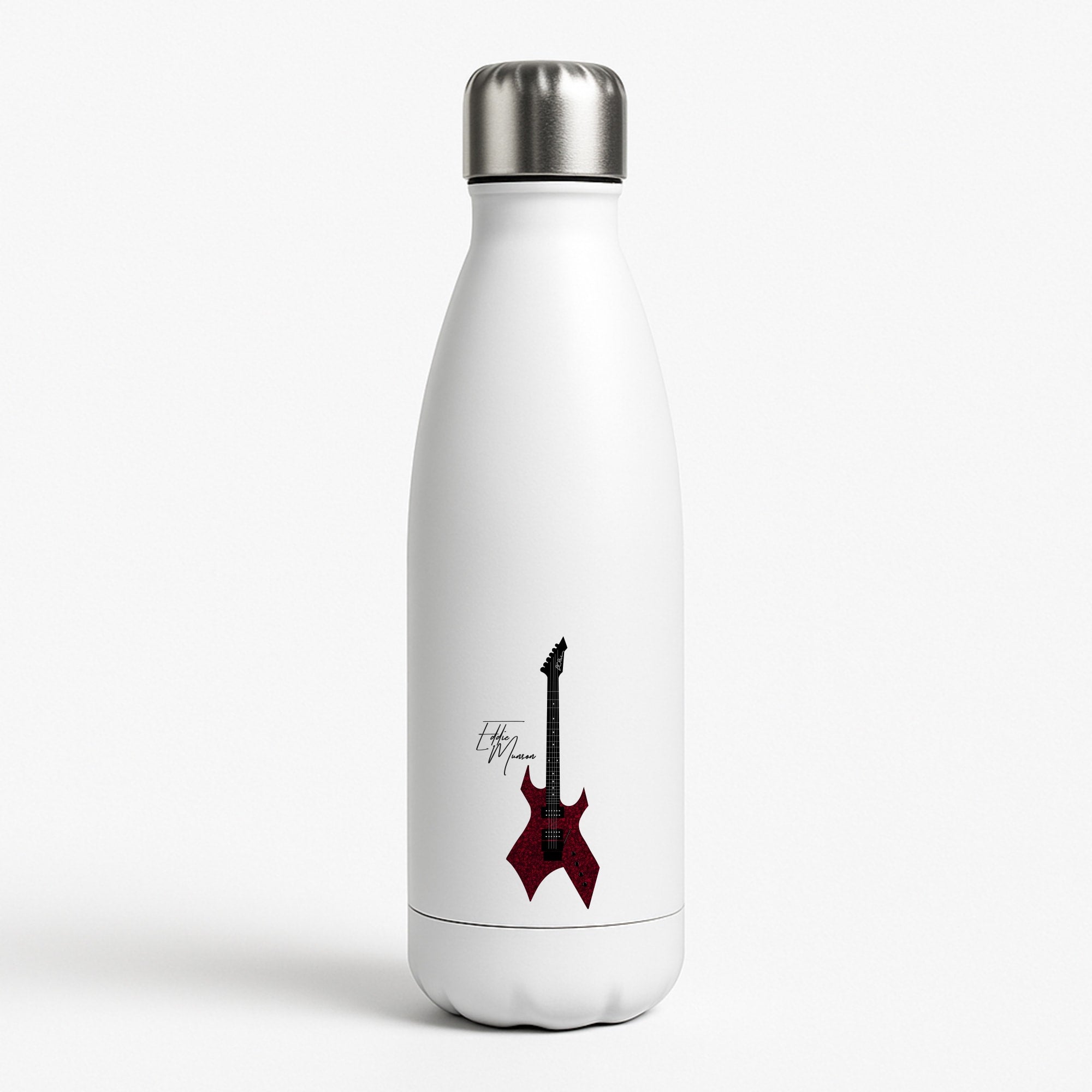 Eddie Munson Guitar White Water Bottle