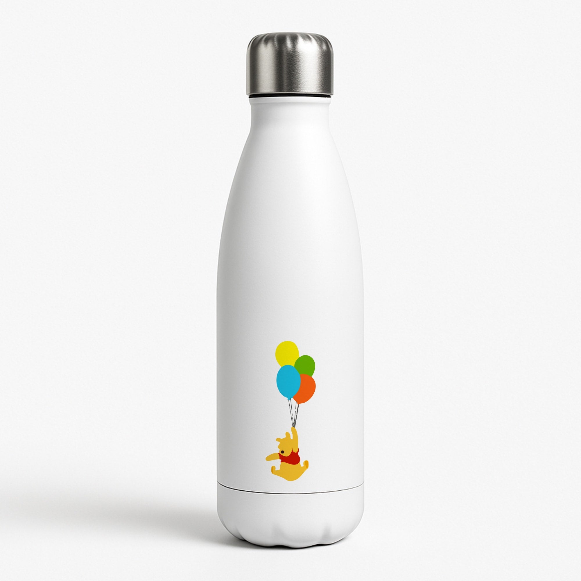 Pooh On Balloons Water Bottle