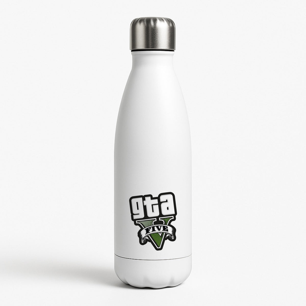 Green Five - Video Game Water Bottle