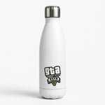Green Five - Video Game White Water Bottle