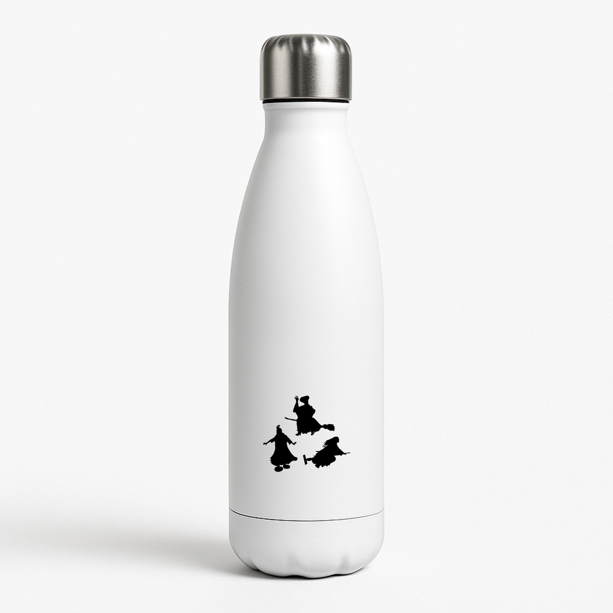Witches Outline - Hocus Halloween White Water Bottle