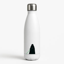 Darth Vader White Water Bottle