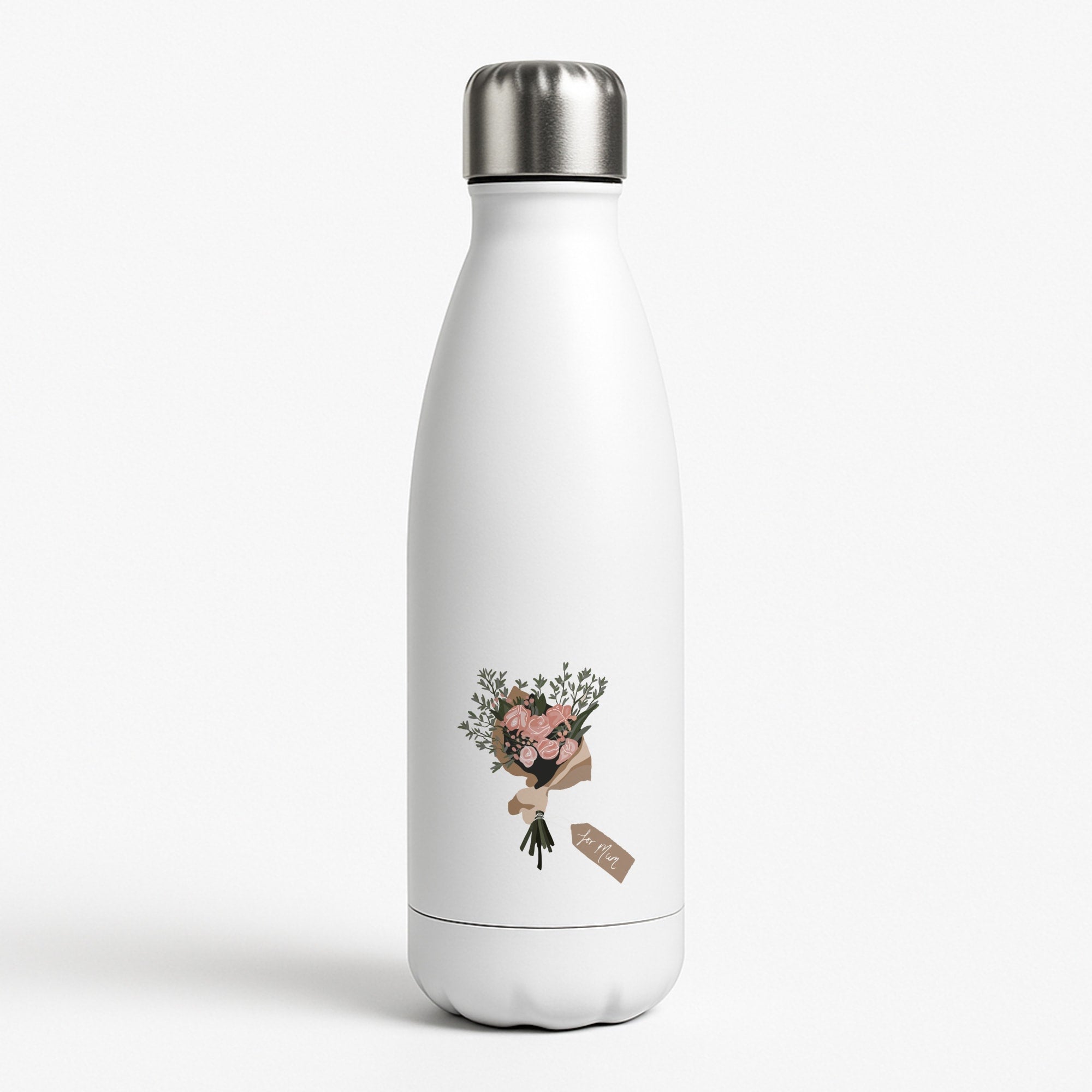 Mum Bouquet - Mother's Day White Water Bottle