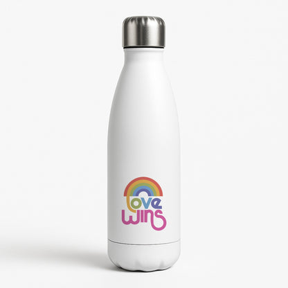 Love Wins - Pride White Water Bottle