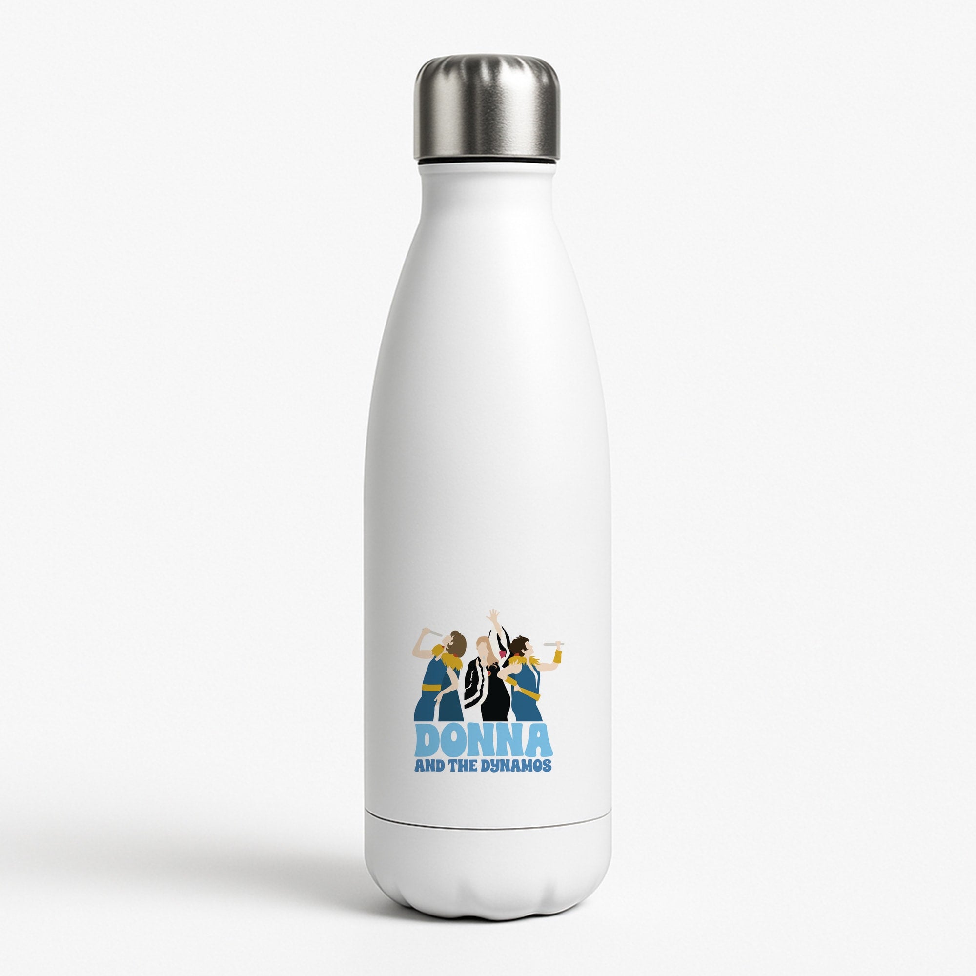Donna And The Dynamos White Water Bottle