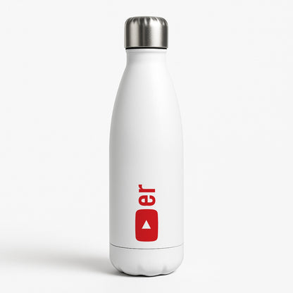 YouTuber White Water Bottle