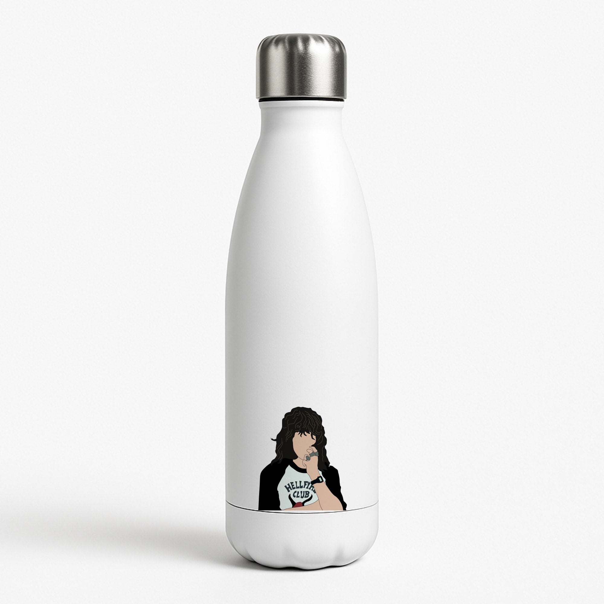 Eddie Munson Hellfire White Water Bottle