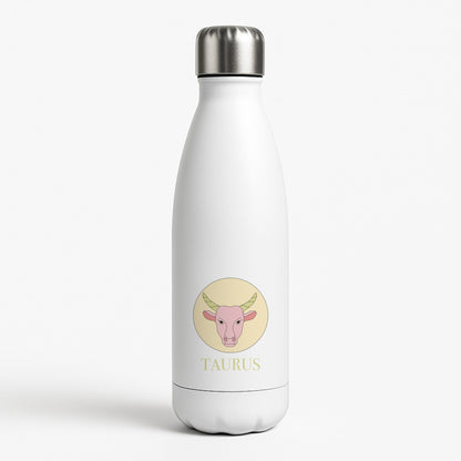 Taurus - Tarot Cards White Water Bottle
