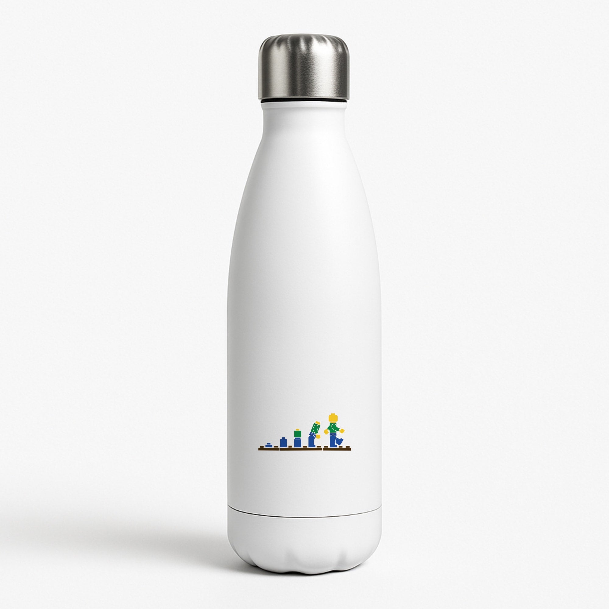 Building - Bricks White Water Bottle