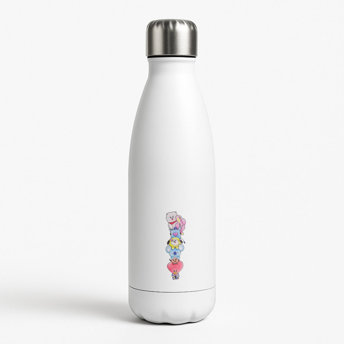 K-Pop Band BT21 Drawing Water Bottle