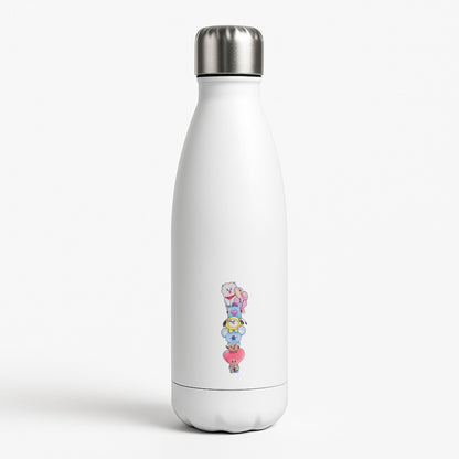 K-Pop Band BT21 Drawing White Water Bottle