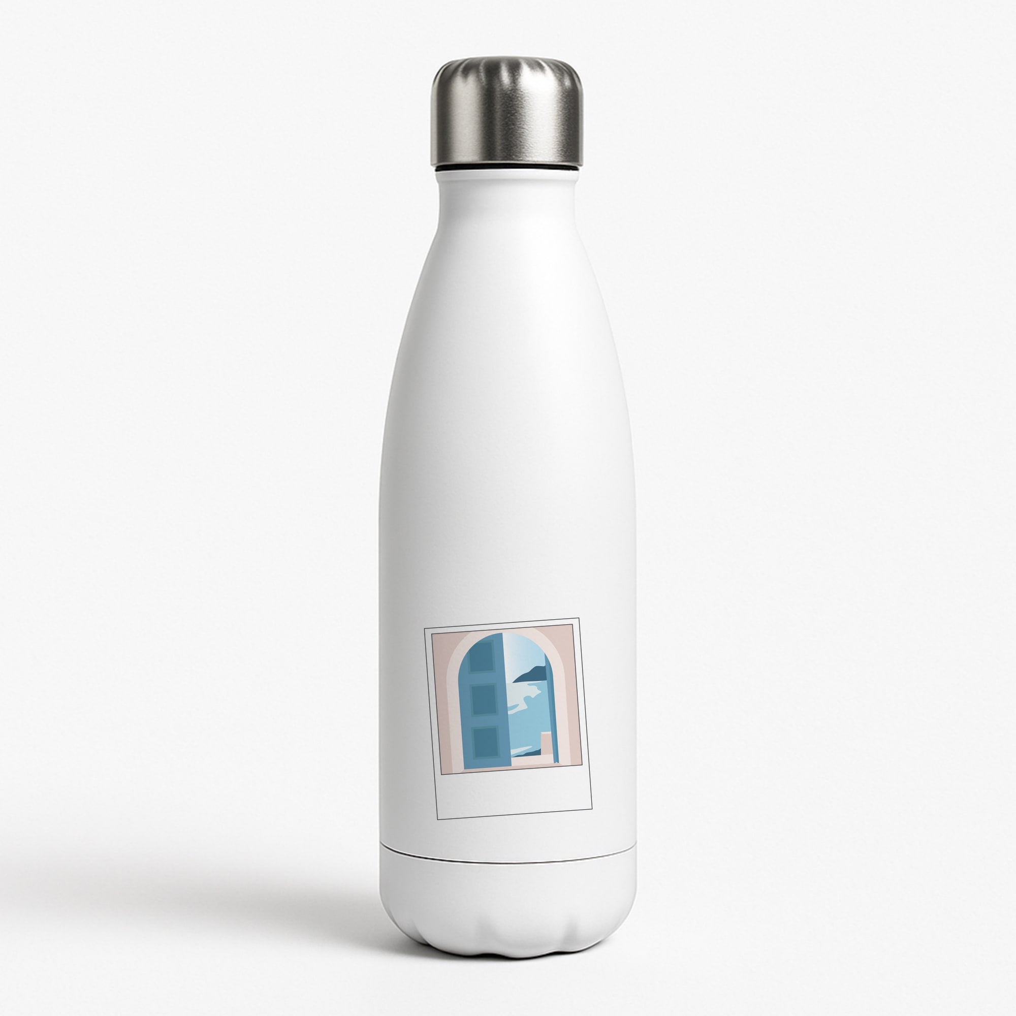 The Balcony - Mamma Mia White Water Bottle