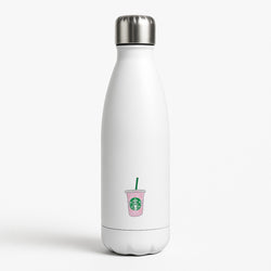 Coffee Pinkity Drinkity - James Charles White Water Bottle