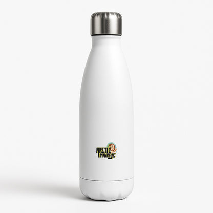 Space Monkey White Water Bottle