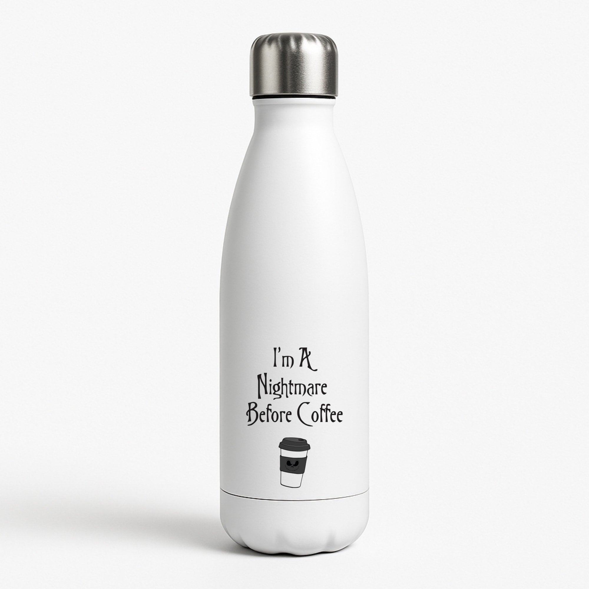 I'm A Nightmare Before Coffee Water Bottle